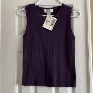 Sweater tank style top